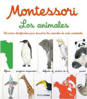 MONTESSORI. LOS ANIMALES  3+