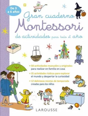 GRAN CUADERNO MONTESSORI DE ACTIVIDADES  +3