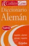 DICCIONARIO COLLINS GEM ALEMÁN-ESPAÑOL, ESPAÑOL-ALEMÁN