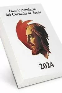 CALENDARIO 2024 SAGRADO CORAZON JESUS PARED CON IMAN