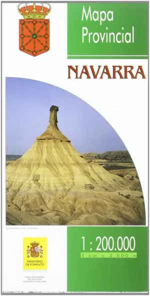 MAPA PROVINCIAL DE NAVARRA, E 1:200.000, 5ª ED.
