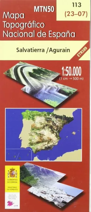 MTN 50. HOJA 113, SALVATIERRA AGURAIN