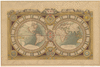 ANTIGUO MAPAMUNDI 1688 LUIS X DE FRANCIA 1,00 X 0,64