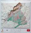MAPA MADRID RELIEVE 94 X 88 1:200.000