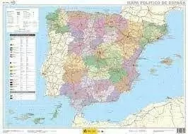 MAPA ESPAÑA  POLITICO  70*50