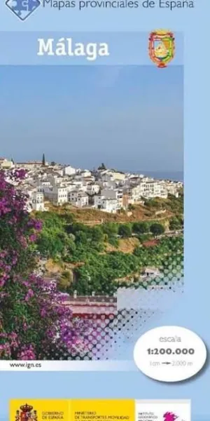 MAPA MALAGA 1:200.000