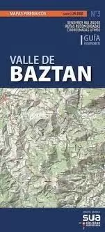 MAPA VALLE DE BAZTAN 1:25.000