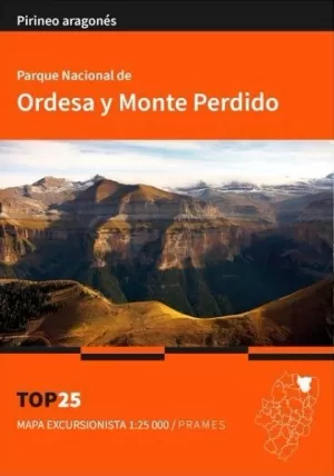 MAPA ORDESA Y MONTE PERDIDO 1:25:000