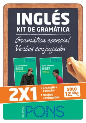 KIT DE GRAMÁTICA INGLÉS. GRAMÁTICA ESENCIAL + VERBOS CONJUGADOS