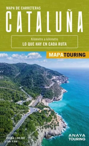 MAPA CATALUÑA (DESPLEGABLE) 1:400.000