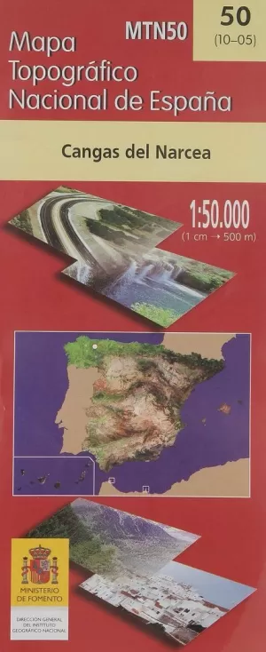 MTN 50. HOJA 50, CANGAS DE NARCEA