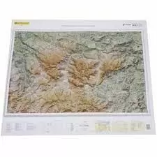 MAPA PICOS DE EUROPA RELIEVE  (62 X 45)    1:65.000