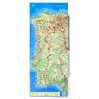 MAPA CAMINO SANTIGO RUTA PLATA RELIEVE  16* 39CM