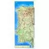 MAPA CAMINO SANTIGO RUTA PLATA RELIEVE  16* 39CM