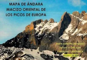 MAPA ÁNDARA. MACIZO ORIENTAL PICOS DE EUROPA 1:25.000